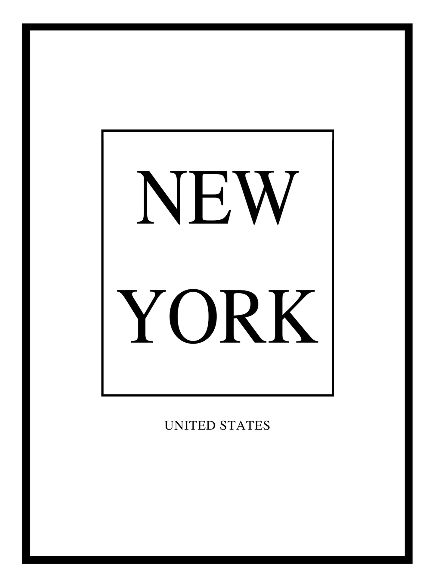 New York Art Print