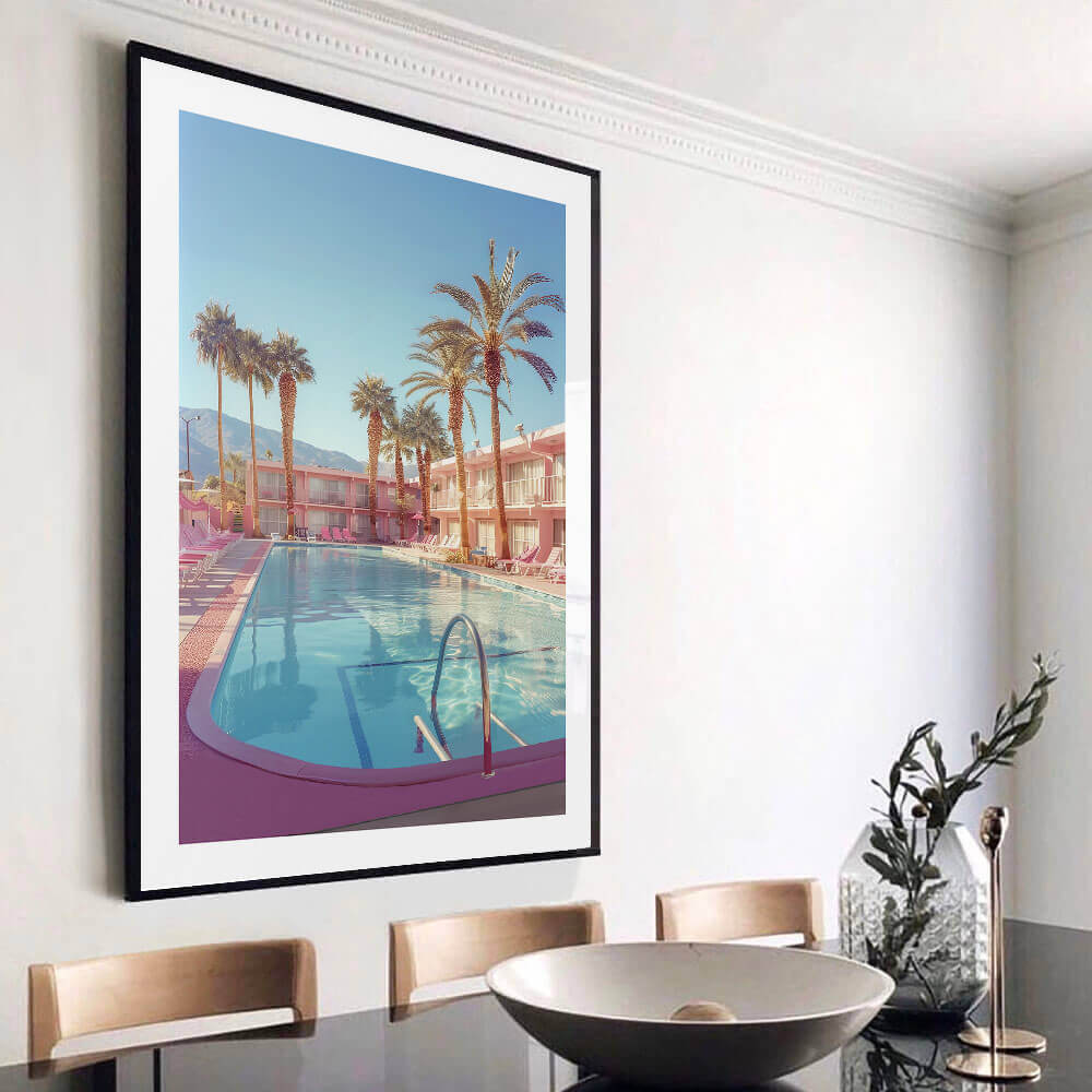 Miami Pool Art Print