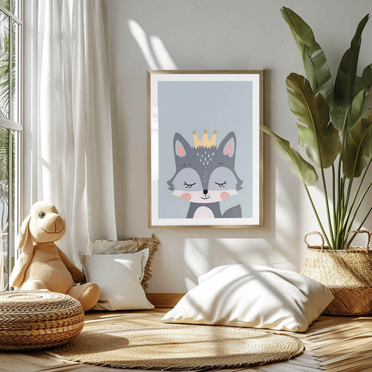 Little Fox (A) Nursery Art Print