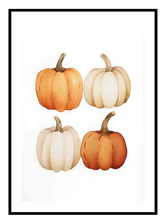Pumpkin Illustration Art Print