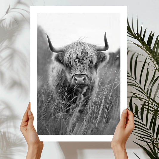 Highland Cow Art Print