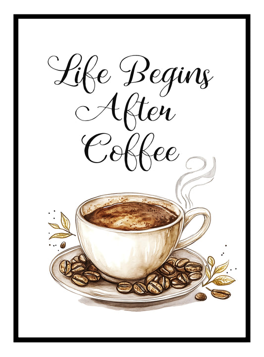 Life Begins Art Print