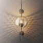 Modern Sphere Wall Lamps - Gold or Silver