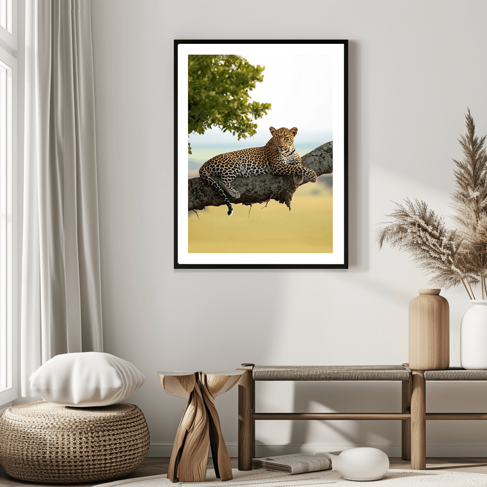 Resting Leopard Art Print