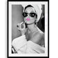 Audrey Hepburn, Rosa Leppestift Kunsttrykk