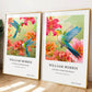 William Morris Inspired, Signed - Hummingbirds Print