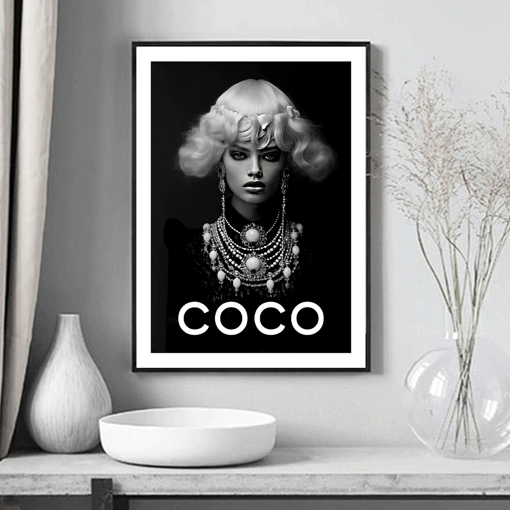 Coco Fashion Art Print