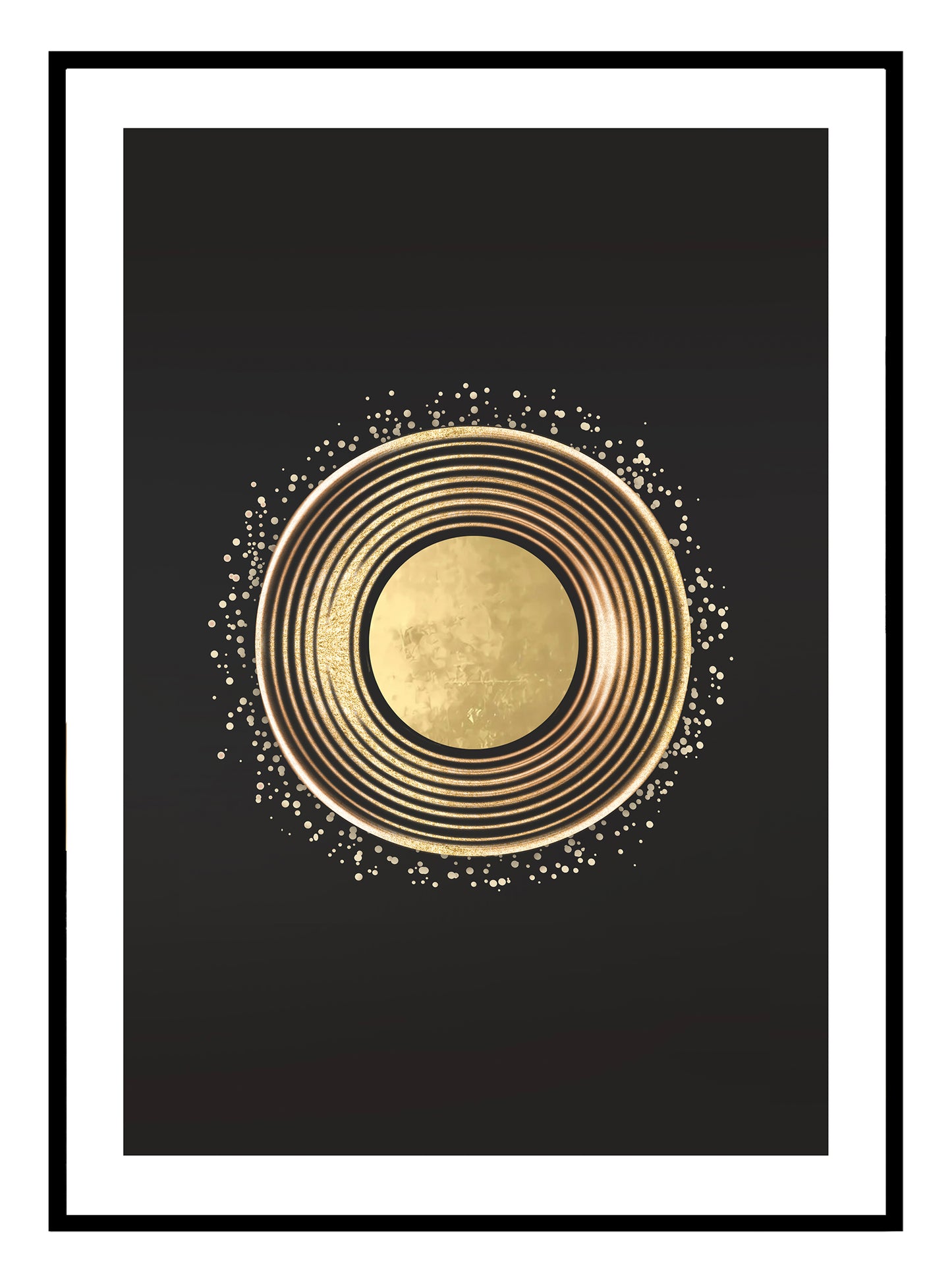 Gold Circle Art Print