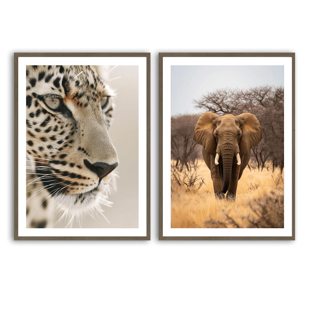 Beautiful Leopard Art Print - 2 Colours