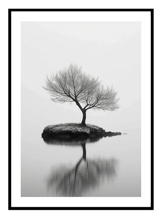 Lone Tree Wall Art Print