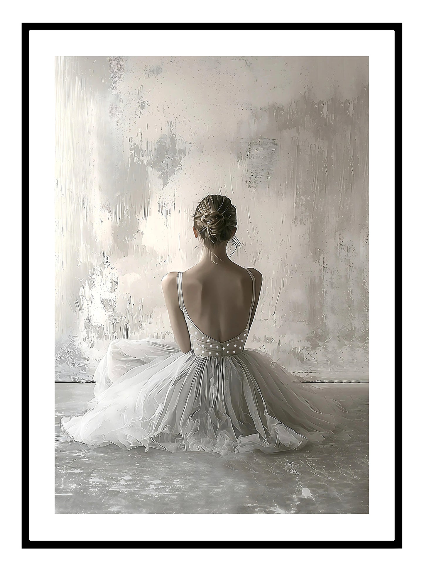 Crystal Ballerina (D) Art Print