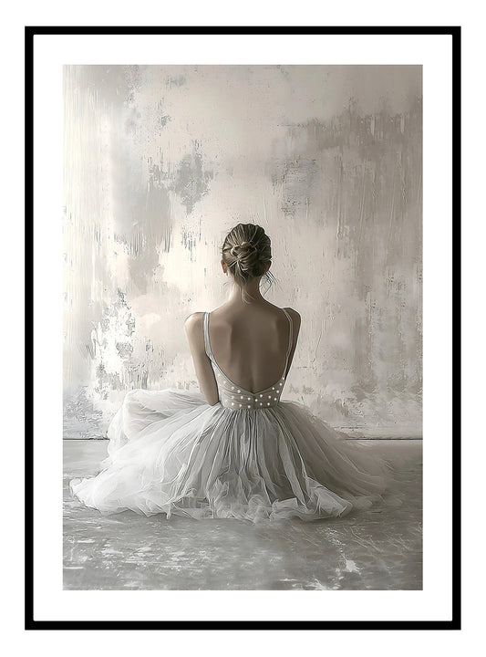 Crystal Ballerina (D) Art Print