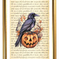 Halloween Raven Art Print