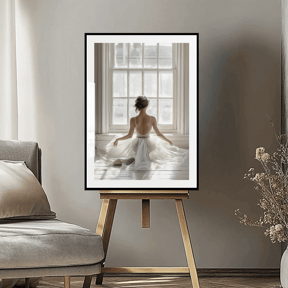 Beautiful Ballerina Art Print