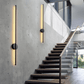 Minimalist LED Strip Wall Lamp - Gold