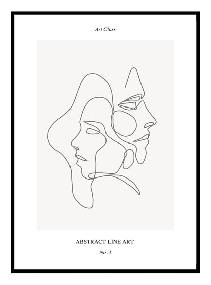 Entwined - Line Art Print No.1