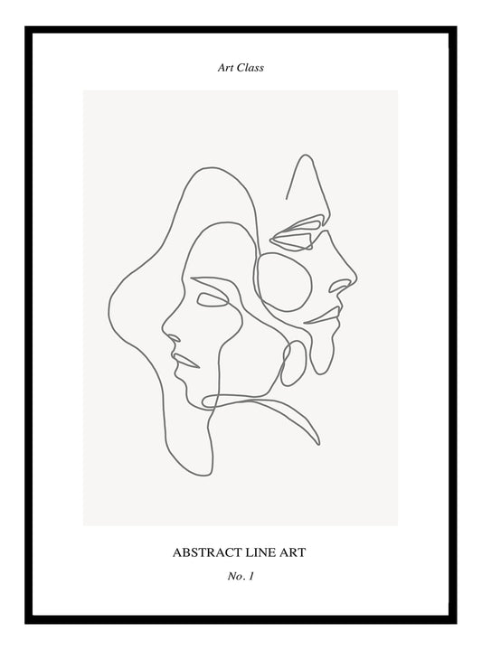 Enlacé - Line Art Print No.1