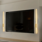 Minimalist LED Strip Wall Lamp - Gold