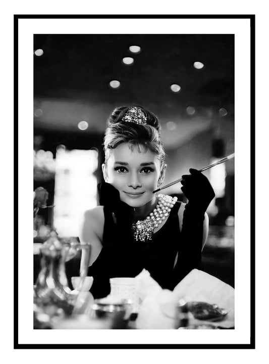 Audrey Hepburn, Breakfast at Tiffany's Art Print