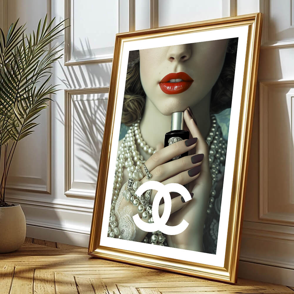 Couture-kolleksjon: Fashion Addict Art Print