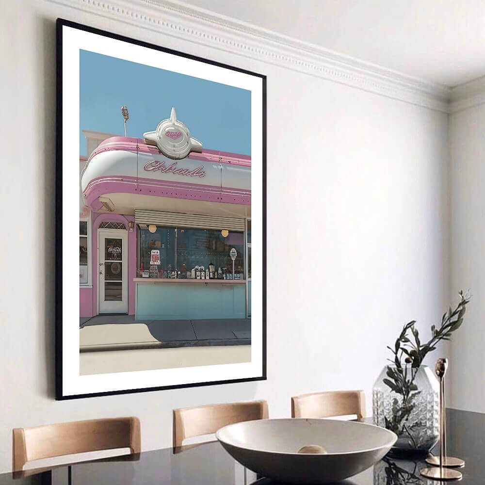 Retro Store Art Print