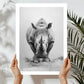 Rhinoceros Art Print