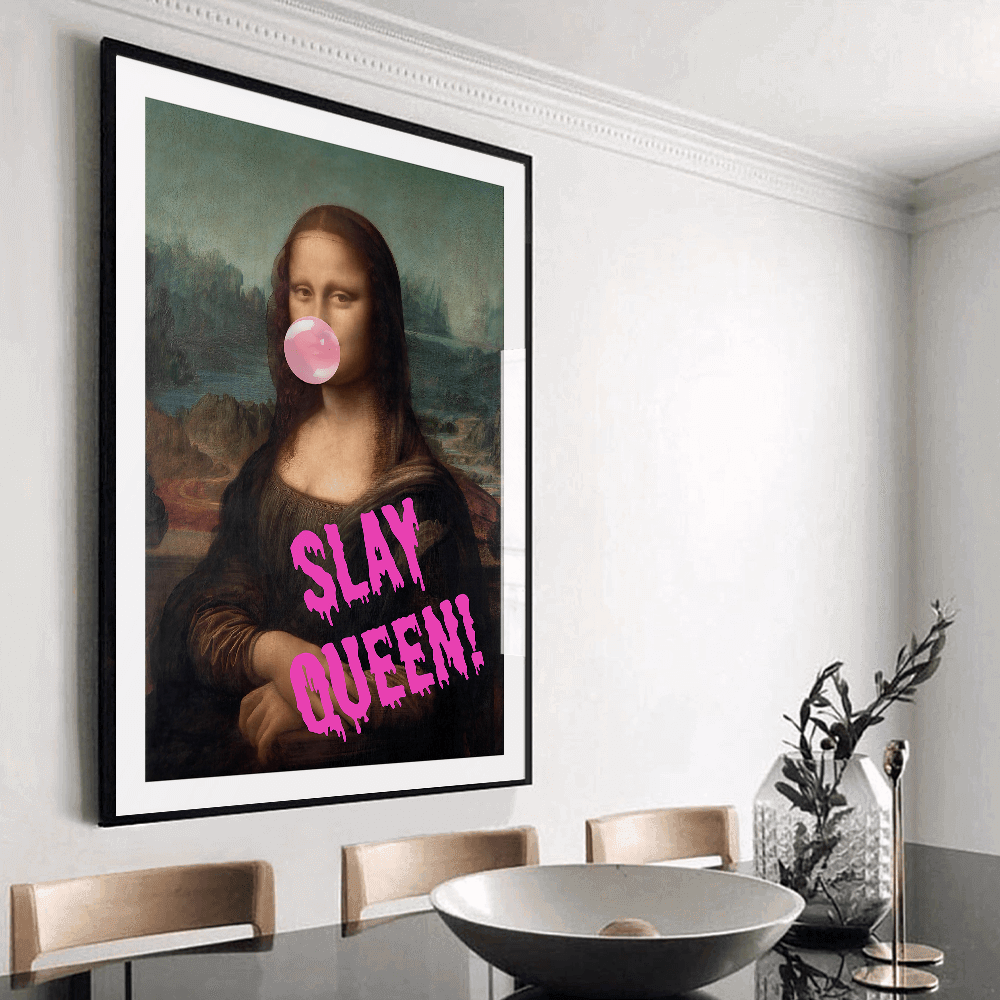 Mona Lisa, Slay Queen Art Print - 2 Styles