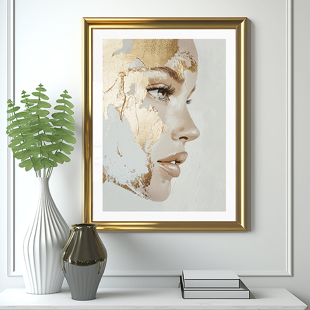 Golden Lady (B) kunsttryk
