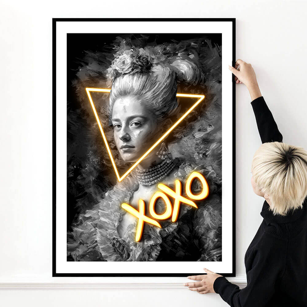 XOXO Neon Art Print