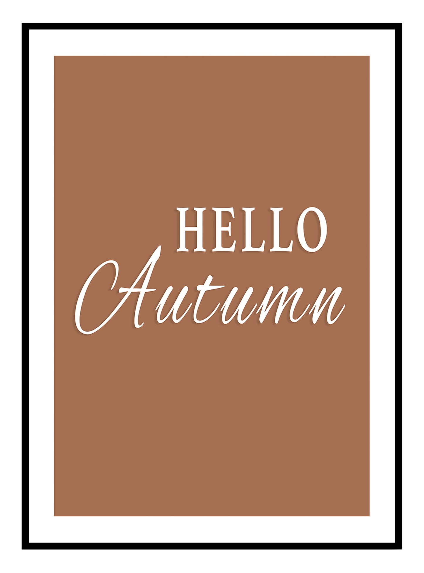 Hello Autumn Art Print