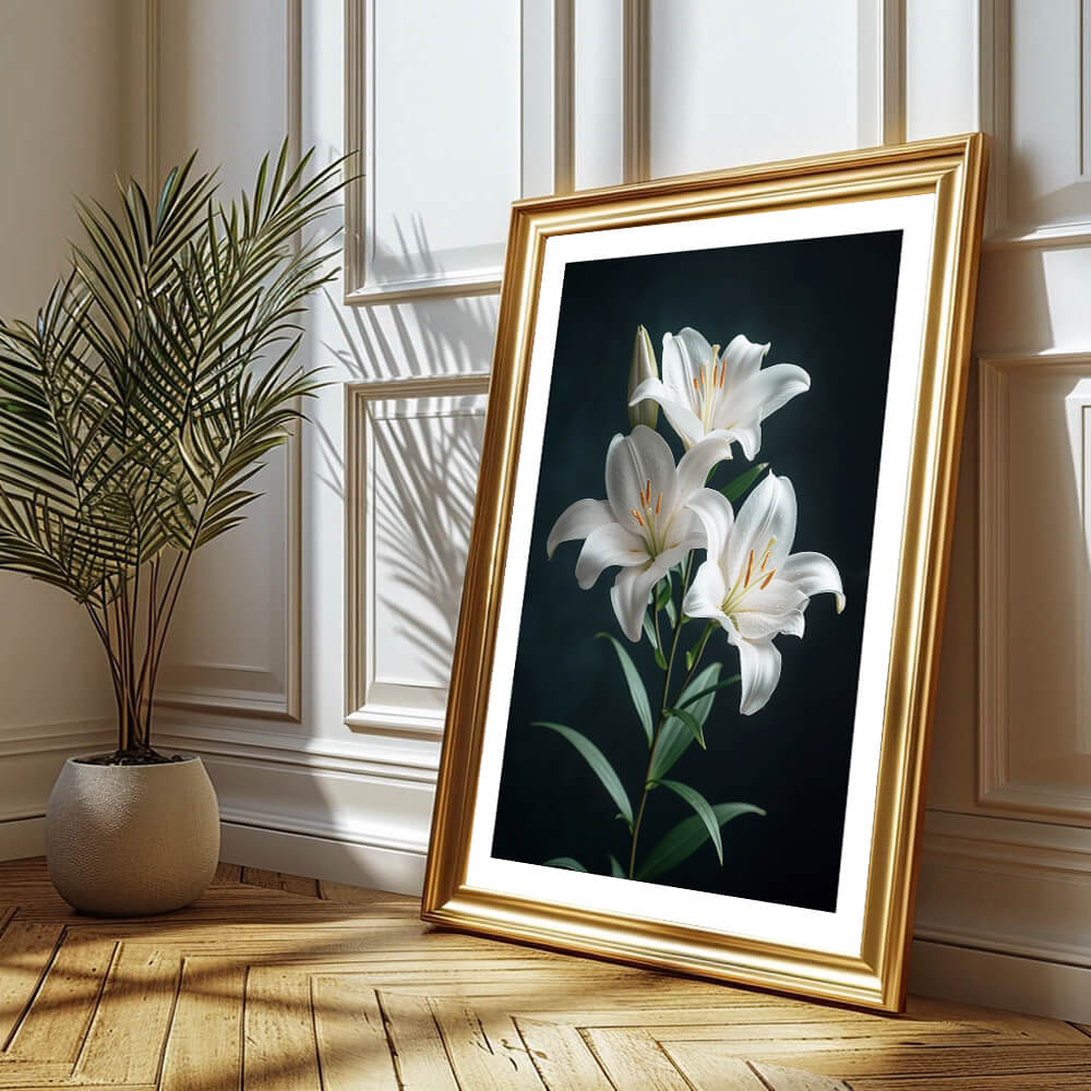 Stargazer Lillie's Art Print