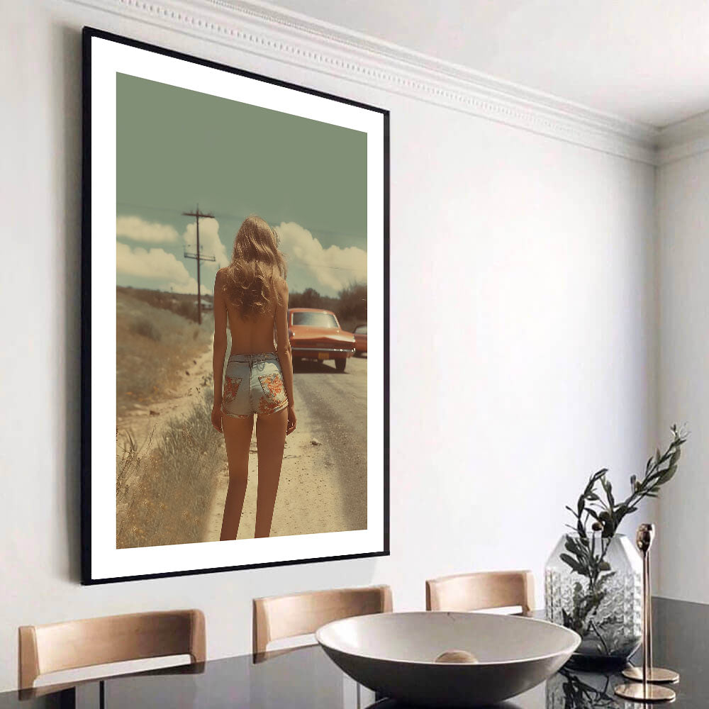 California Girl Art Print