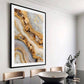 Golden Agate Art Print (B)