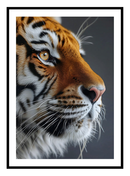 Atemberaubender Tiger-Kunstdruck – 2 Farben
