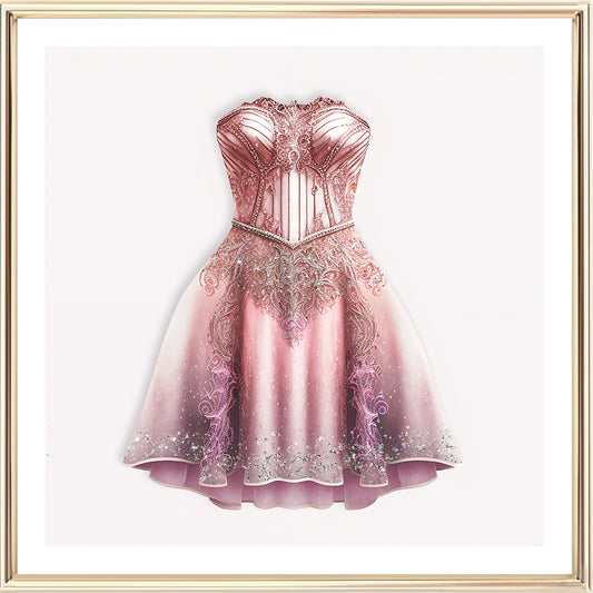 Princess Dress Art Print