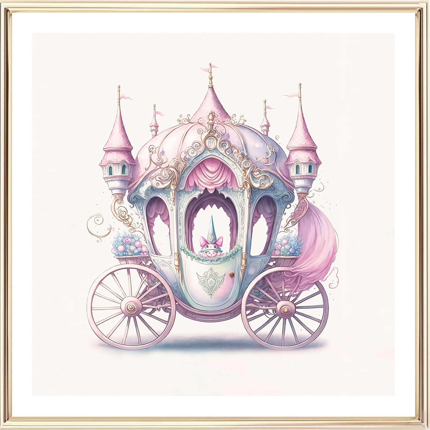 Princess Carriage Art Print