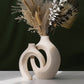 Vases câlins en céramique Boho (paire)