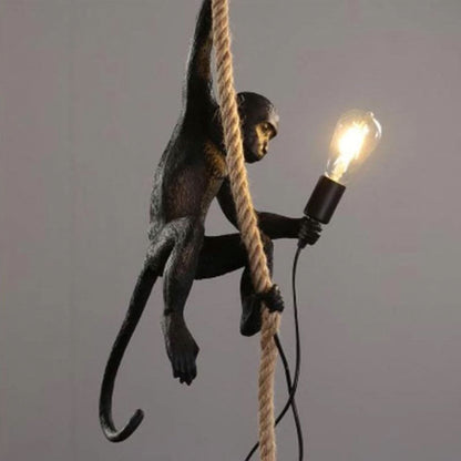 Lampe à suspension singe effronté