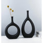 Boho Decor Black or White Vases