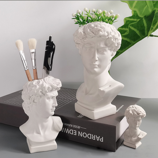 Greek David Sculpture/Vase