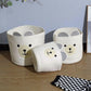 Cute Teddy Bear Storage Baskets