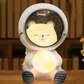 Niedliches Tier-Astronauten-Nachtlicht - Kätzchen, Welpe oder Bär