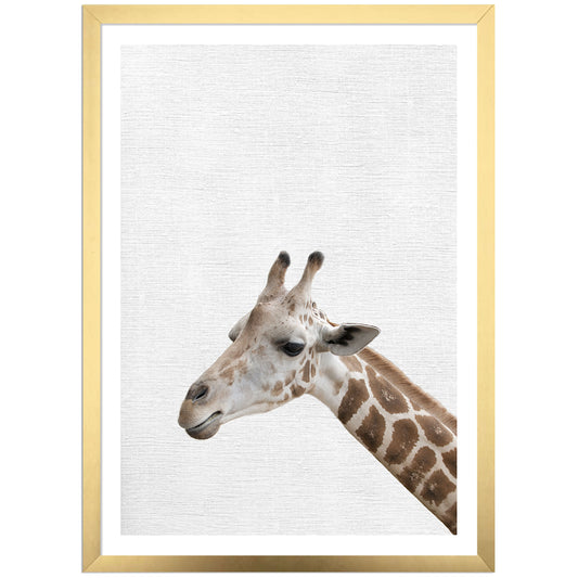 Baby Giraffe Art Print , kids poster
