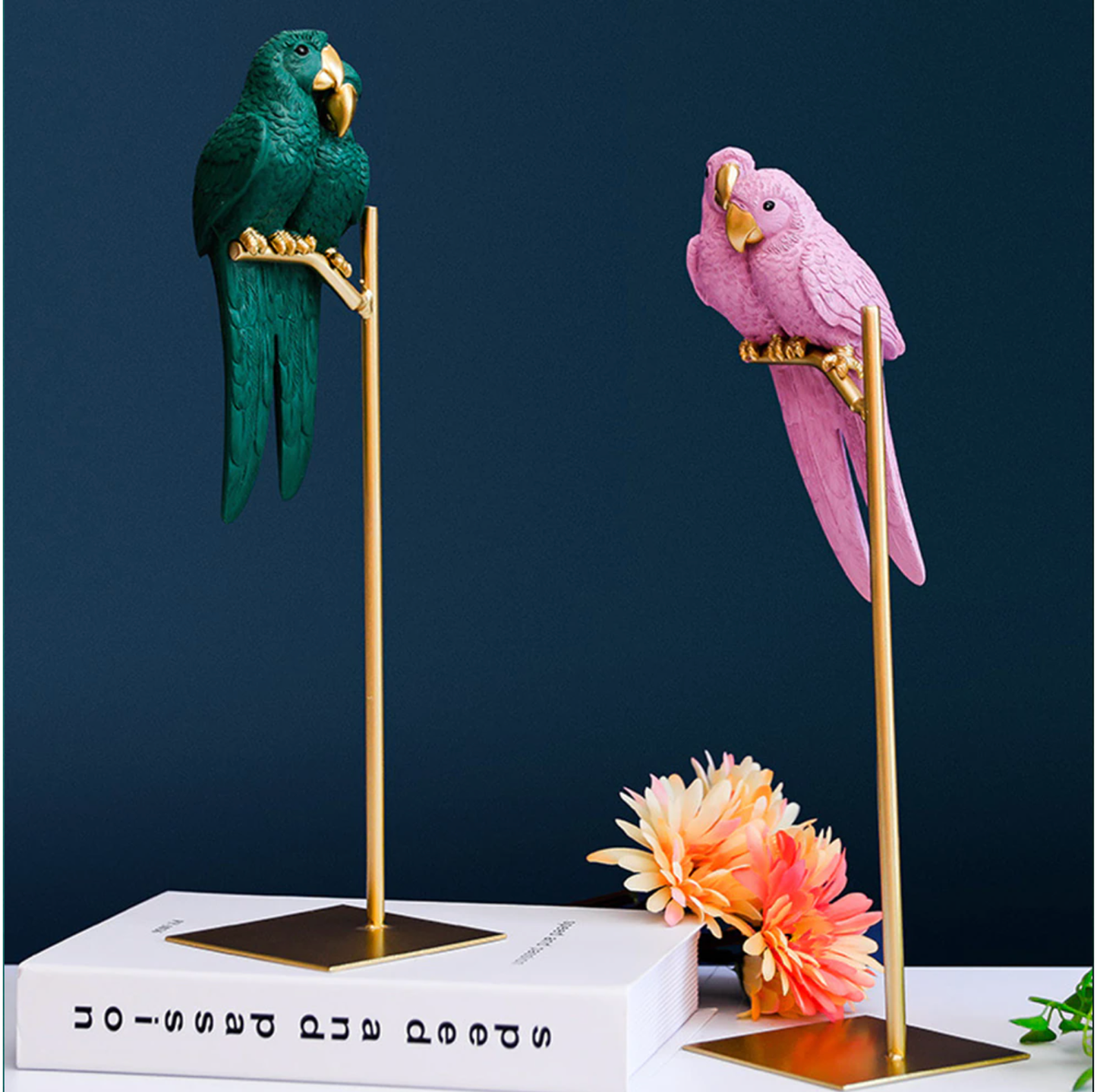 Lovebird-Ornamente - 3 Farben