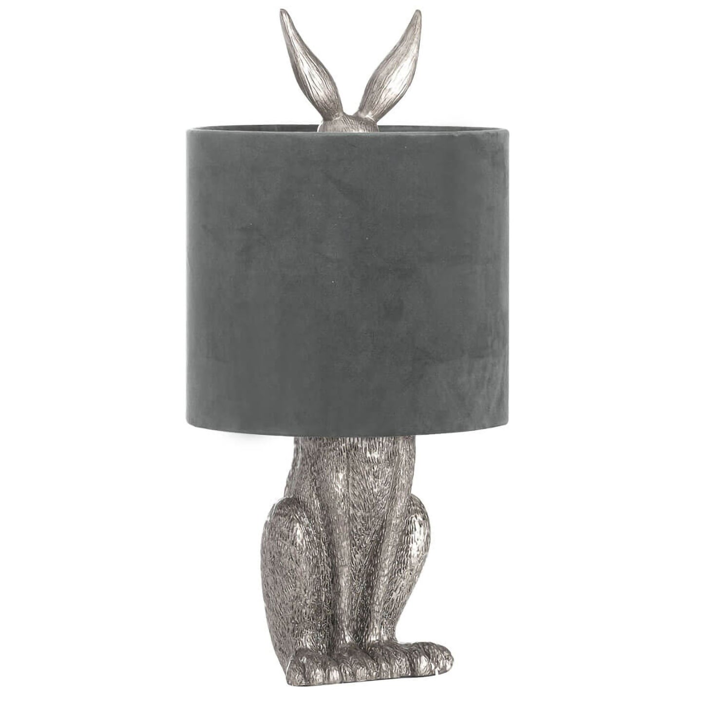 Silver Hare Glass Bordlampe