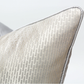 Beige Shimmer Cushion - 45 x 45cm