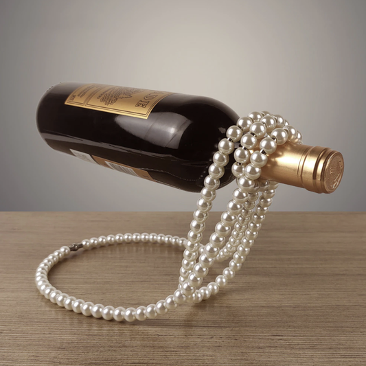 Porte-bouteille de vin perlé flottant
