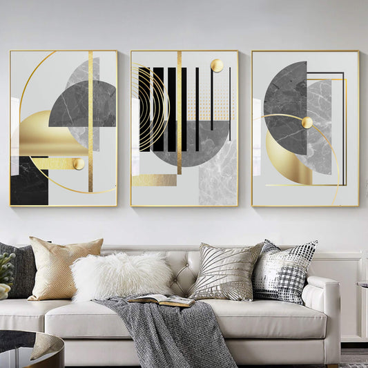 Nordic Gold Art Print (B)