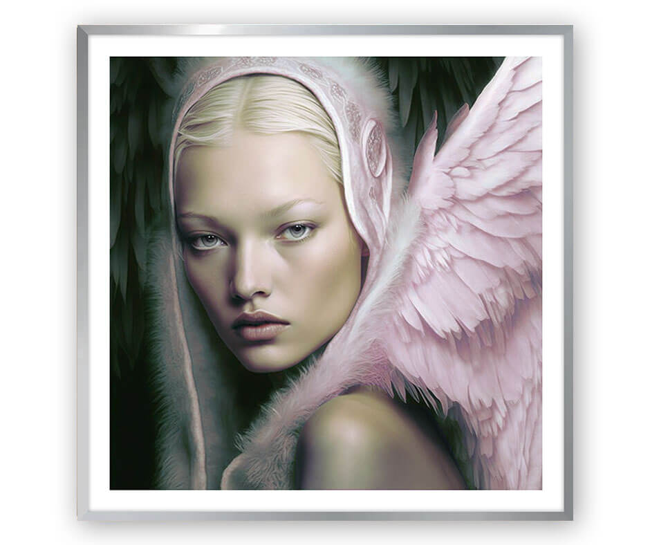 Pink Angel Art Print (A)