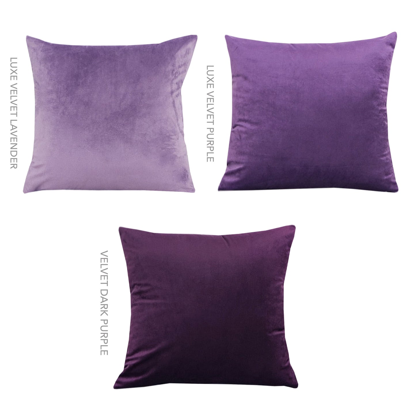 Luxe Velvet Cushions  - Light Beige - 18 Colours